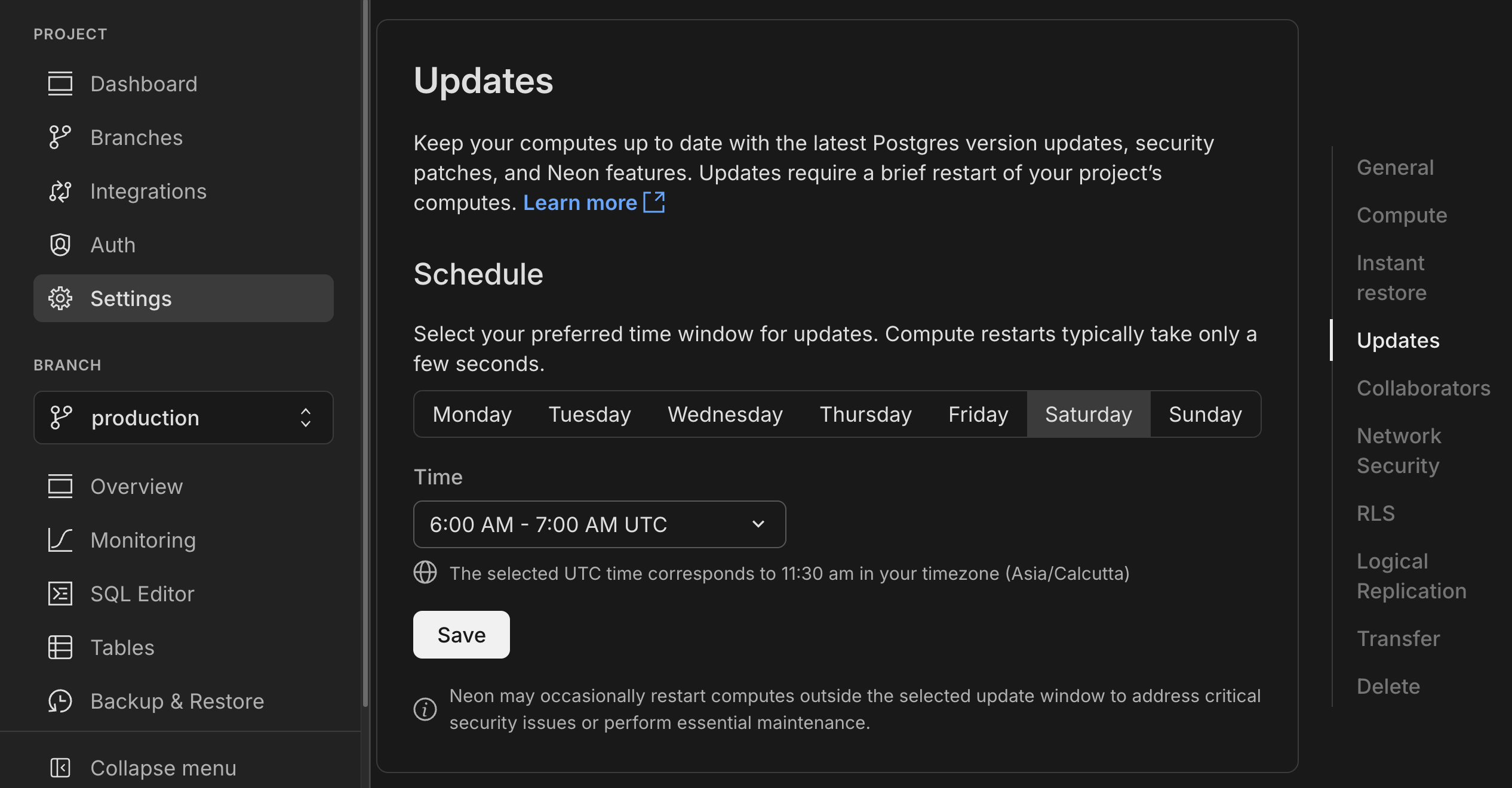 Paid plan updates UI